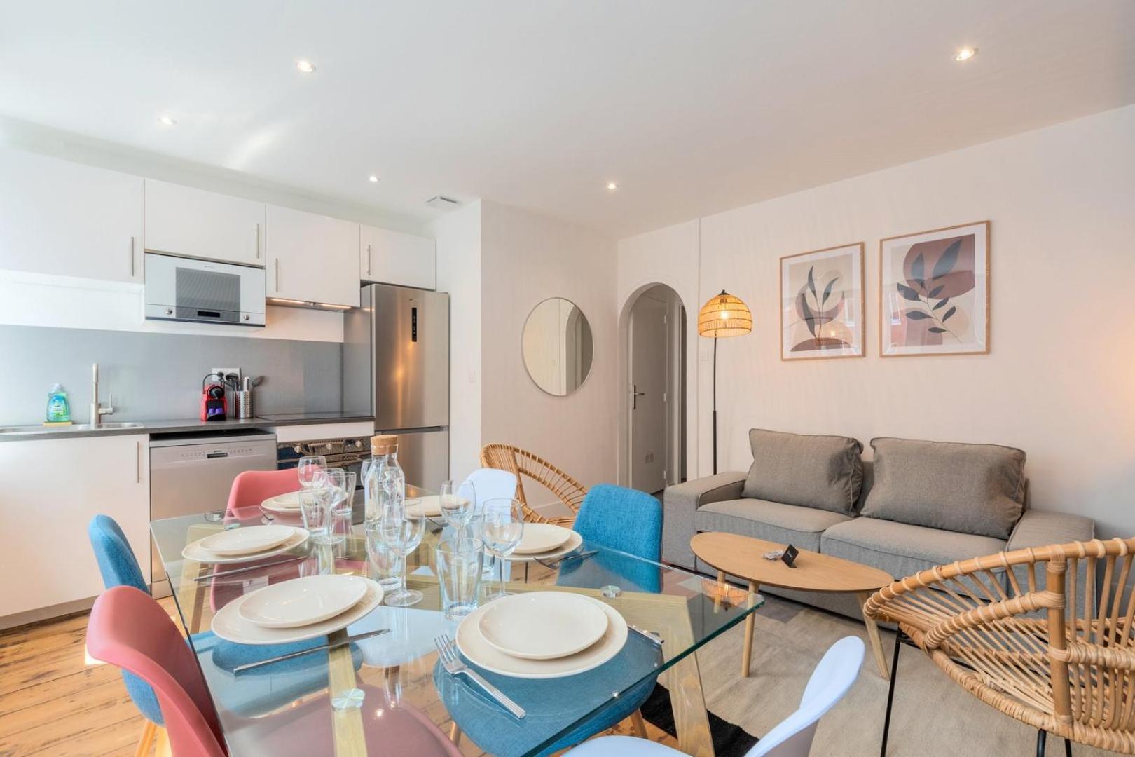 Bright 3-Bedroom 2-Bathroom Flat Lille Exterior photo