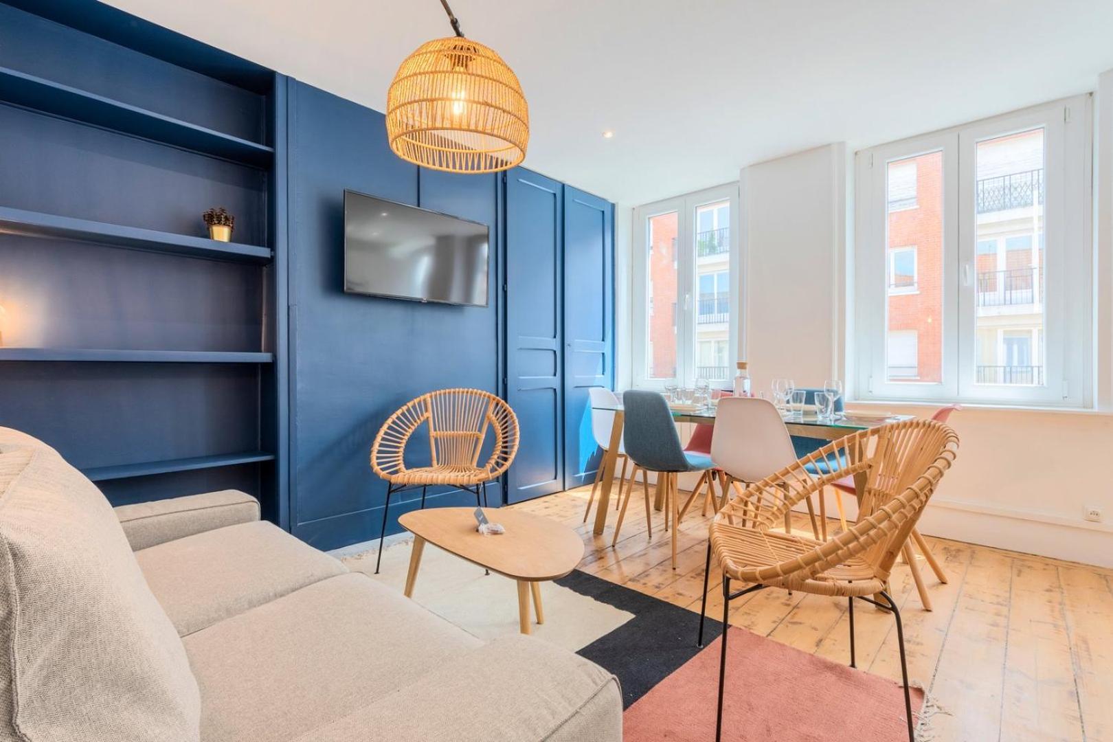 Bright 3-Bedroom 2-Bathroom Flat Lille Exterior photo